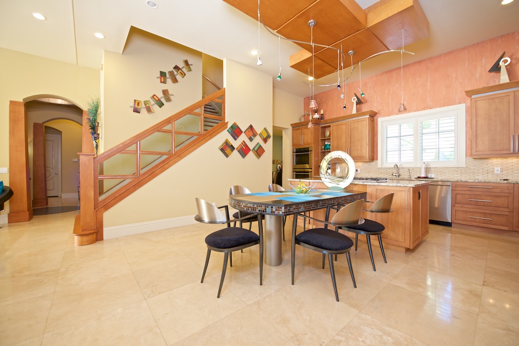 Lake Butler Sound Modern Home with Courtyard Pool Masters Realty